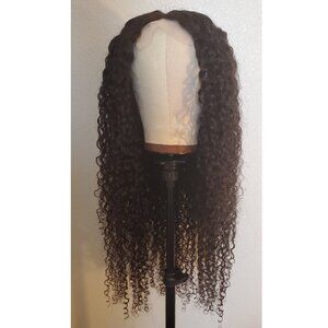 Brand New 28 Inch HD Lace Curly Human Hair Wig